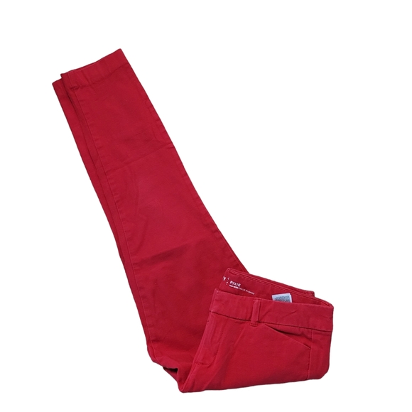 Old Navy Pants - Old Navy Mid-Rise Red Pixie Pants